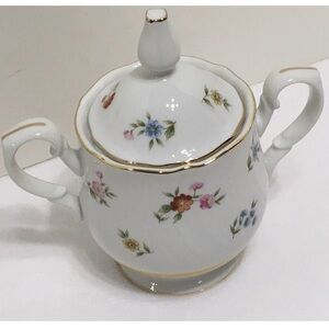 Avondale Mikasa Fine Porcelain 6015 Japan Sugar Bowl and Lid *Small Mark SEE PIC